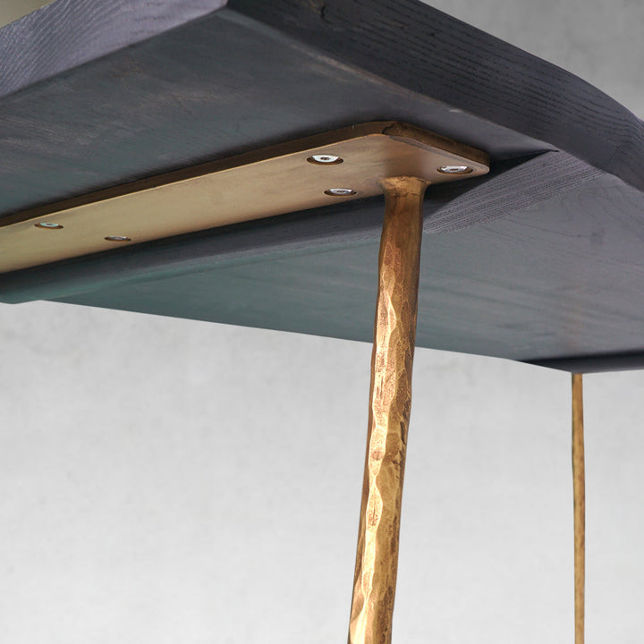 Thomson Vintage Style Metal Frame Dining Table