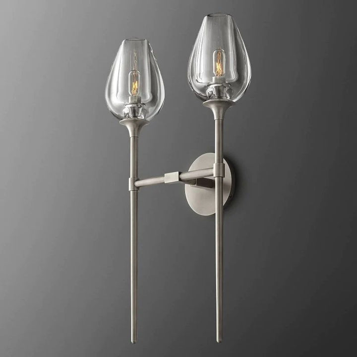 Tulip Glass Wall Sconce