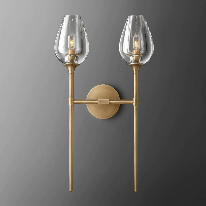 Tulip Glass Wall Sconce