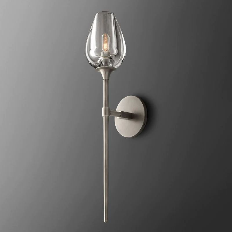 Tulip Glass Wall Sconce