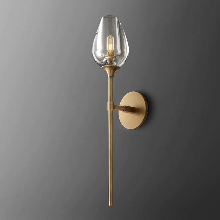 Tulip Glass Wall Sconce