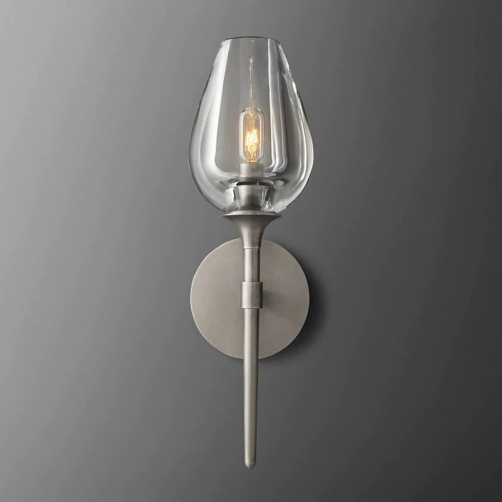 Tulip Glass Wall Sconce