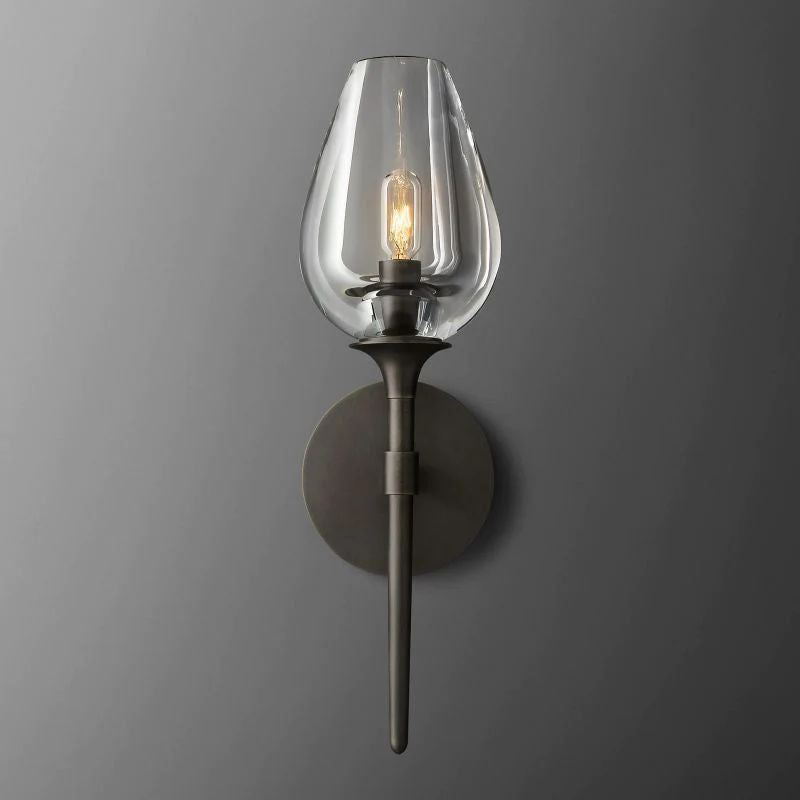 Tulip Glass Wall Sconce