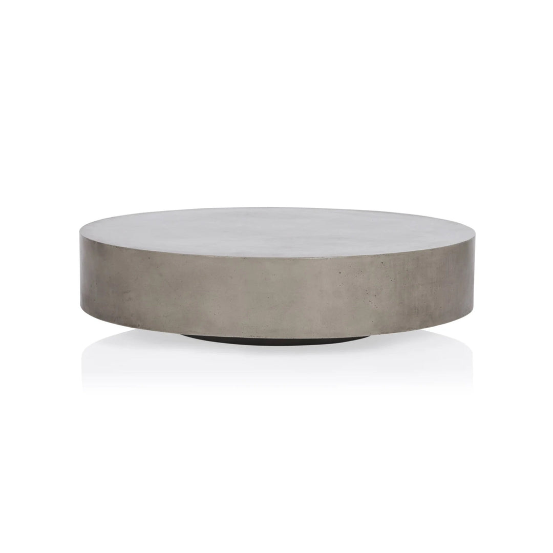 Tuttle Round Concrete Coffee Table