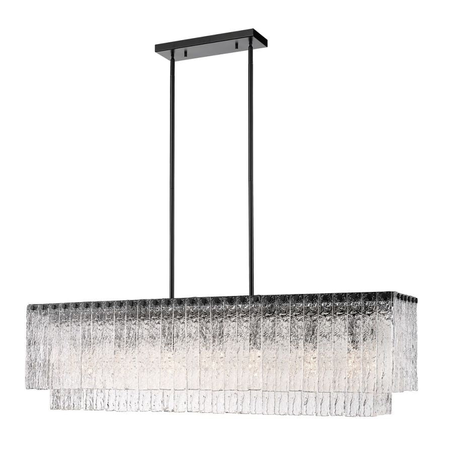 Verba Glass Linear Chandelier