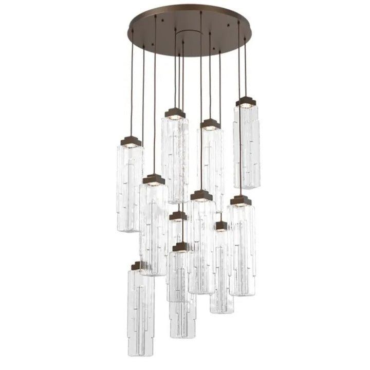 Varte Glass Round Chandelier