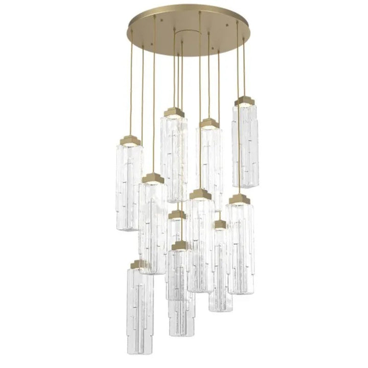 Varte Glass Round Chandelier