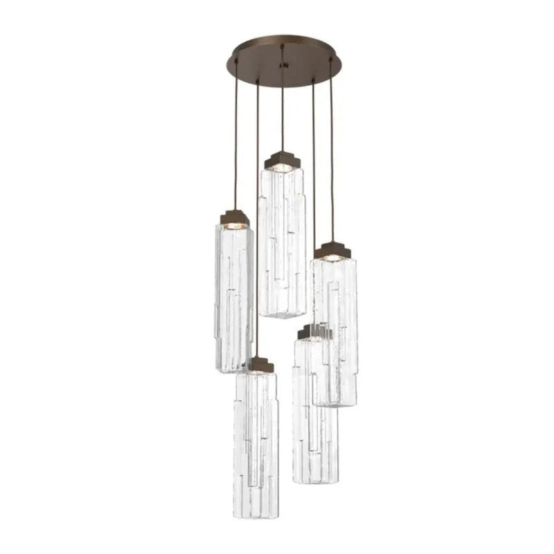 Varte Glass Round Chandelier