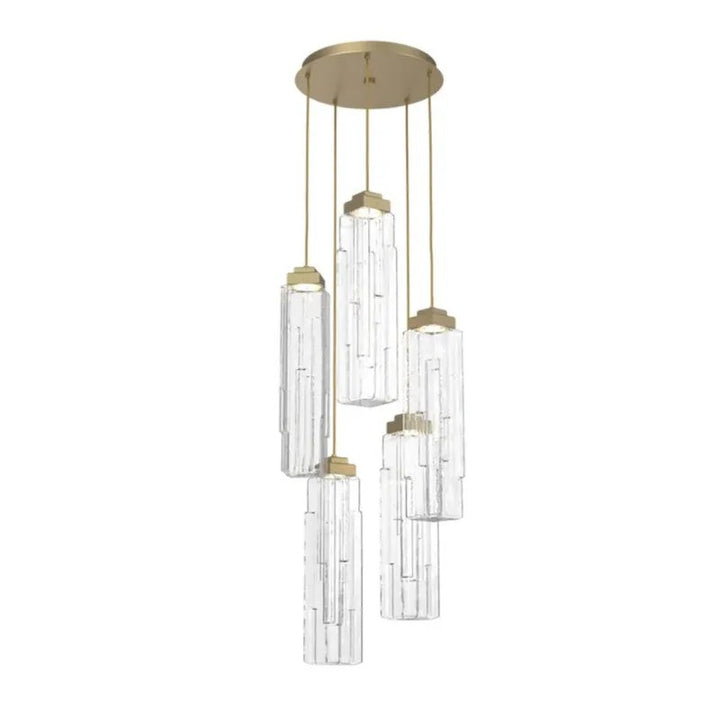 Varte Glass Round Chandelier