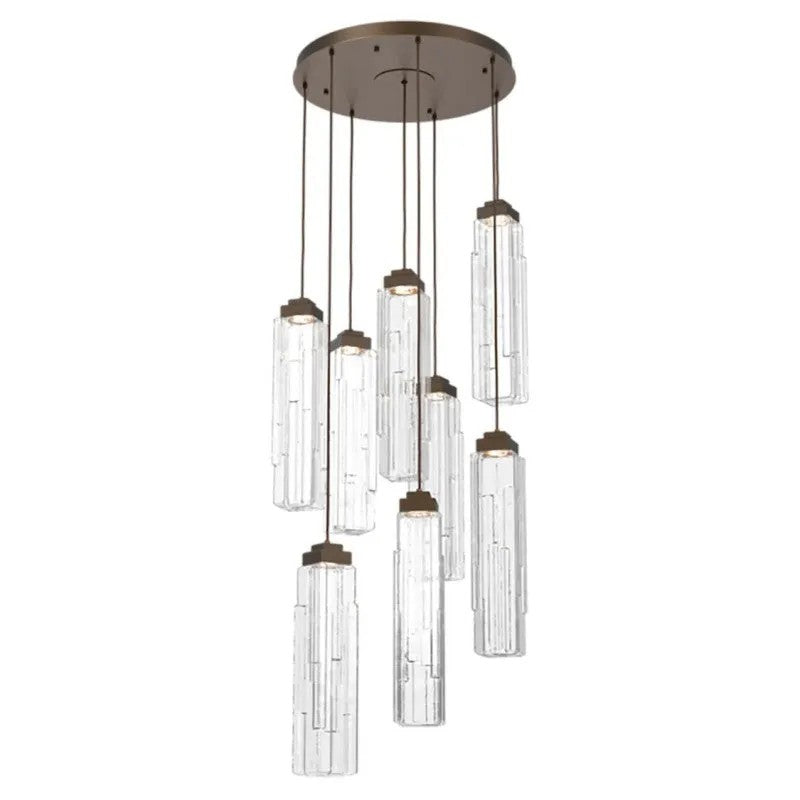 Varte Glass Round Chandelier