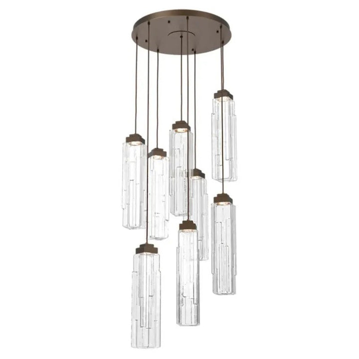 Varte Glass Round Chandelier