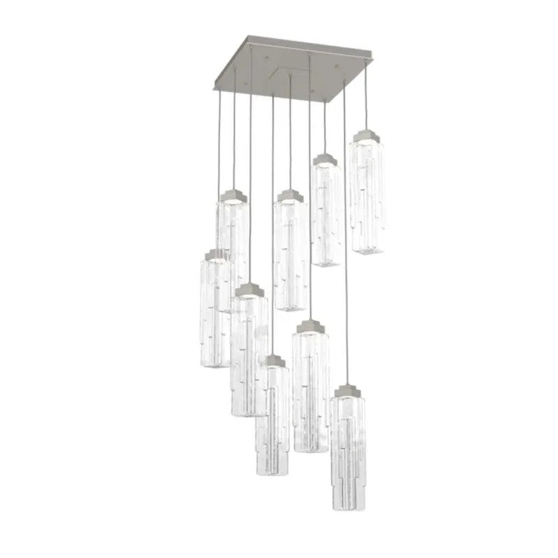 Varte Glass Square Chandelier