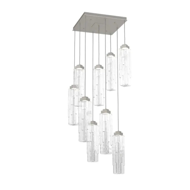 Varte Glass Square Chandelier