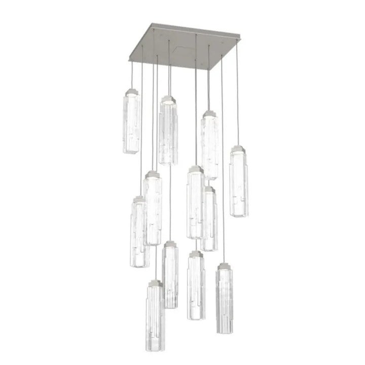 Varte Glass Square Chandelier