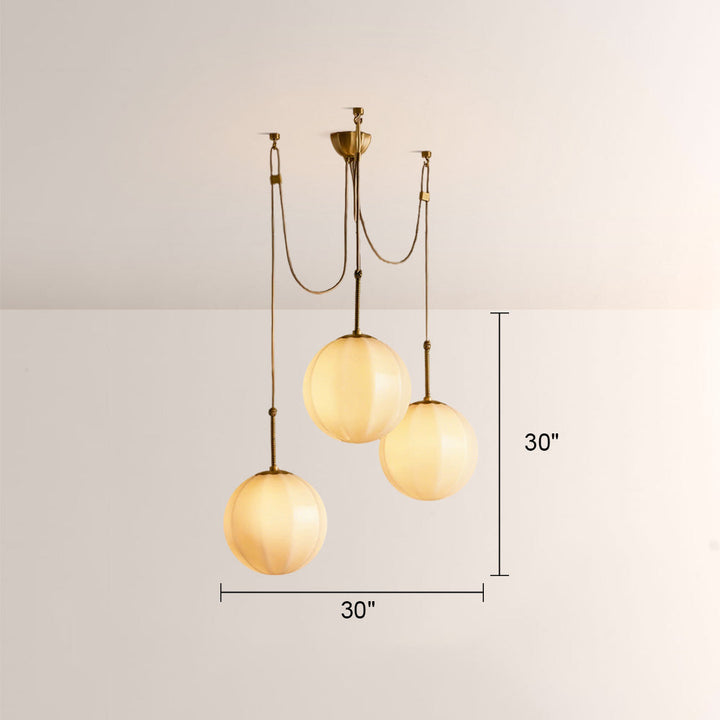 Veblen Glass Chandelier