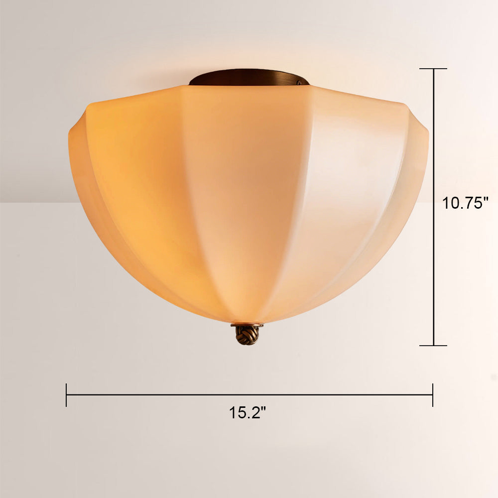 Veblen Glass Flush Mount