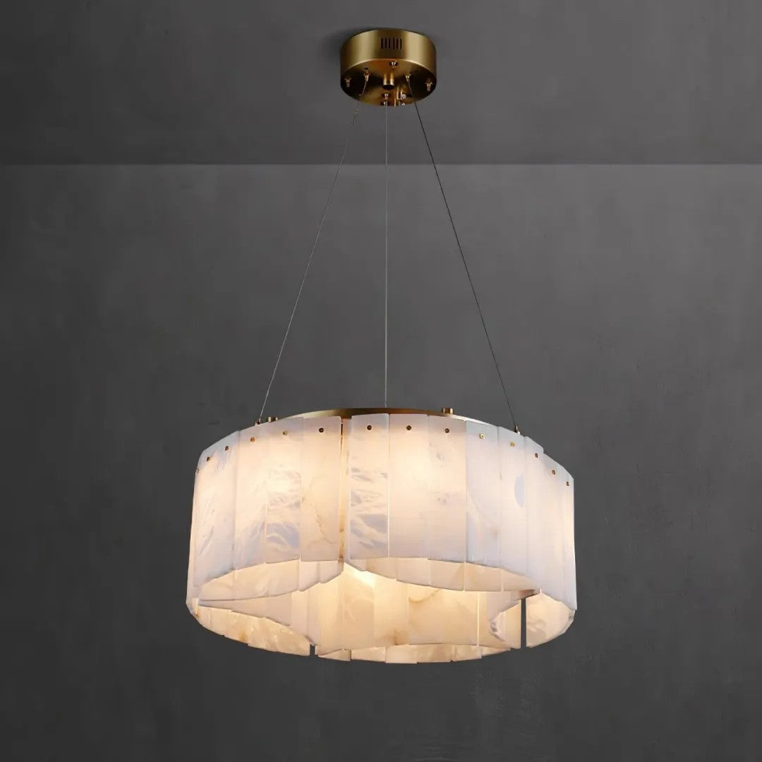 Villar Alabaster Round Chandelier