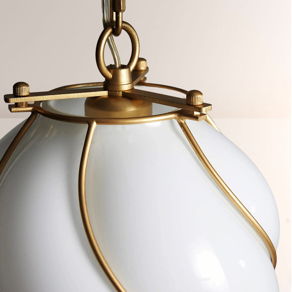 Virgil Small Glass Pendant