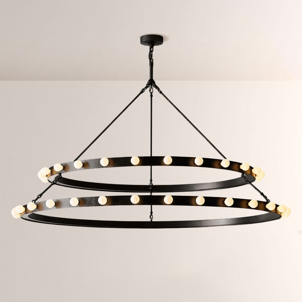 Vitza Round Two Tiered Chandelier