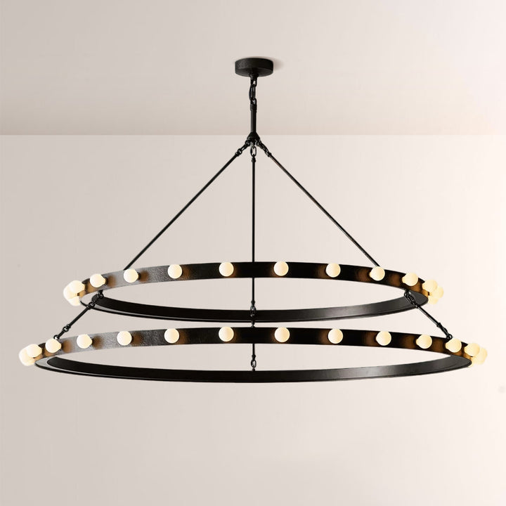Vitza Round Two Tiered Chandelier
