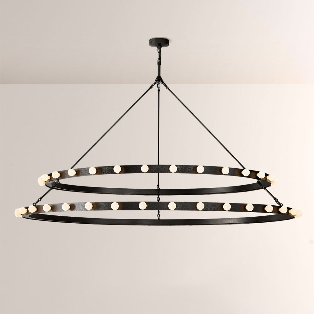 Vitza Round Two Tiered Chandelier
