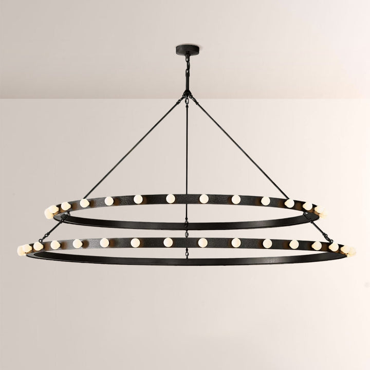 Vitza Round Two Tiered Chandelier