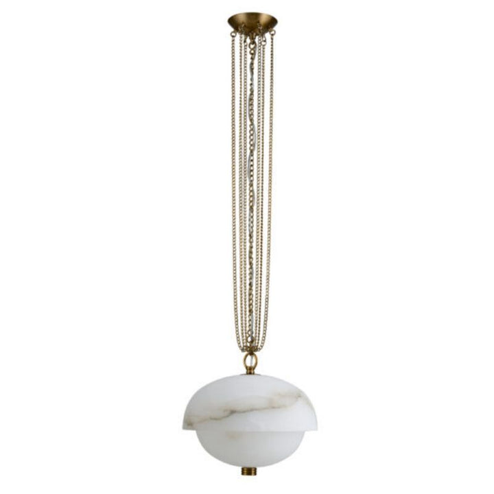 Volterra Alabaster LED Pendant 17”