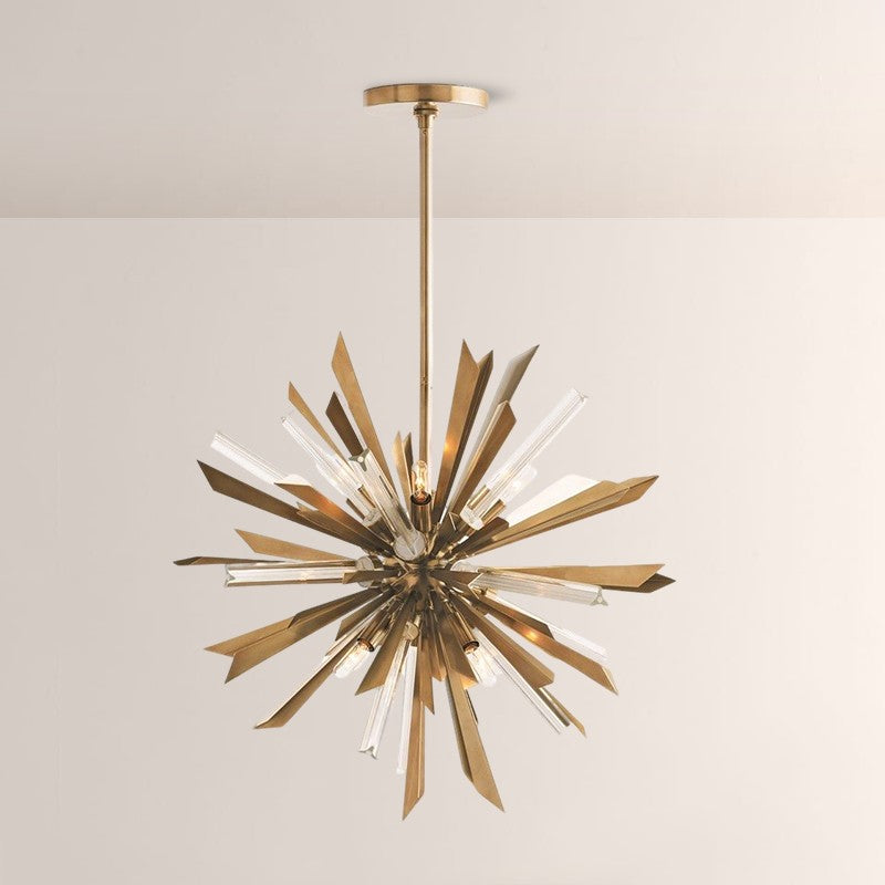 Walfyar Glass Round Chandelier 23.5"