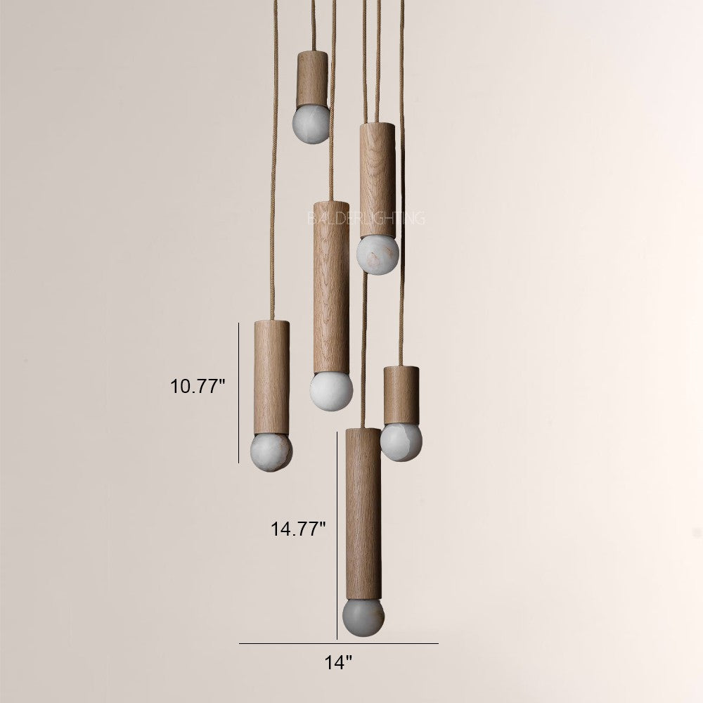 Wilson Cylinder 6-Light Chandelier