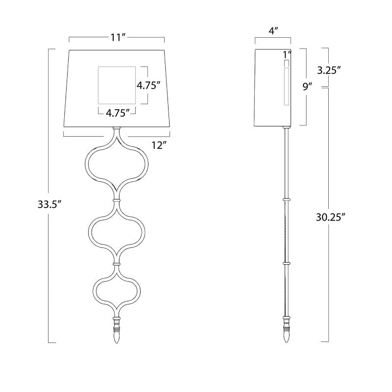 Winding Wall Sconce