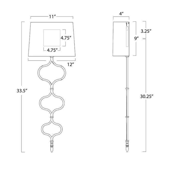 Winding Wall Sconce