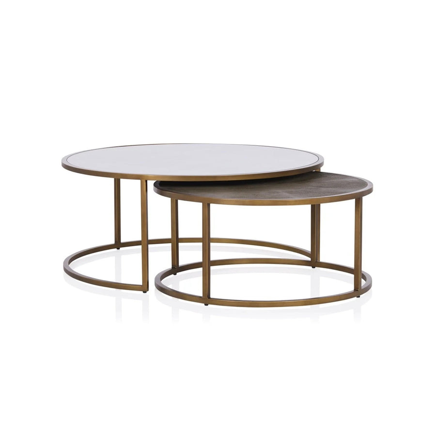 Woolley Round Nesting Coffee Tables (set of 2)