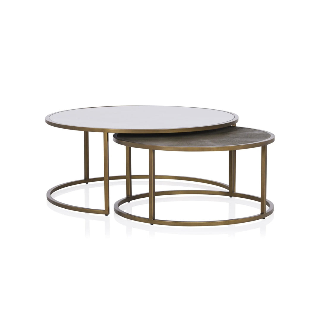 Woolley Round Nesting Coffee Tables (set of 2)