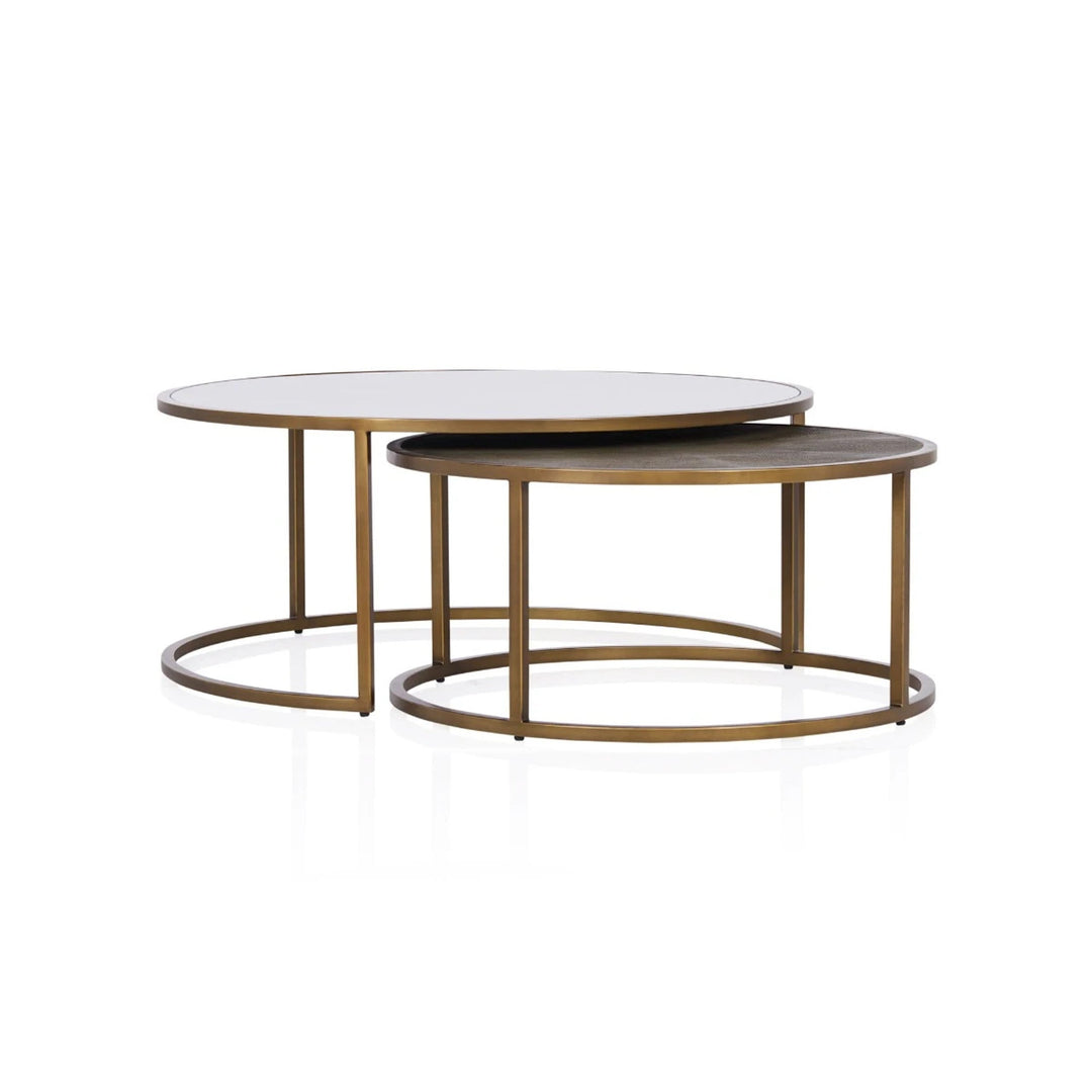 Woolley Round Nesting Coffee Tables (set of 2)