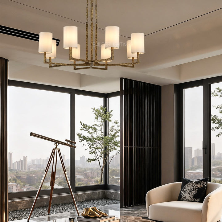 Wright Round Chandelier
