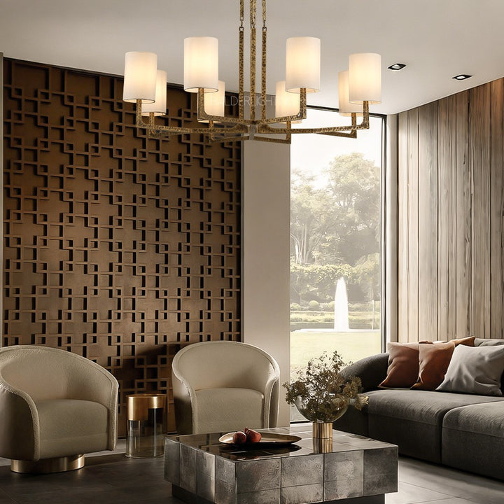 Wright Round Chandelier