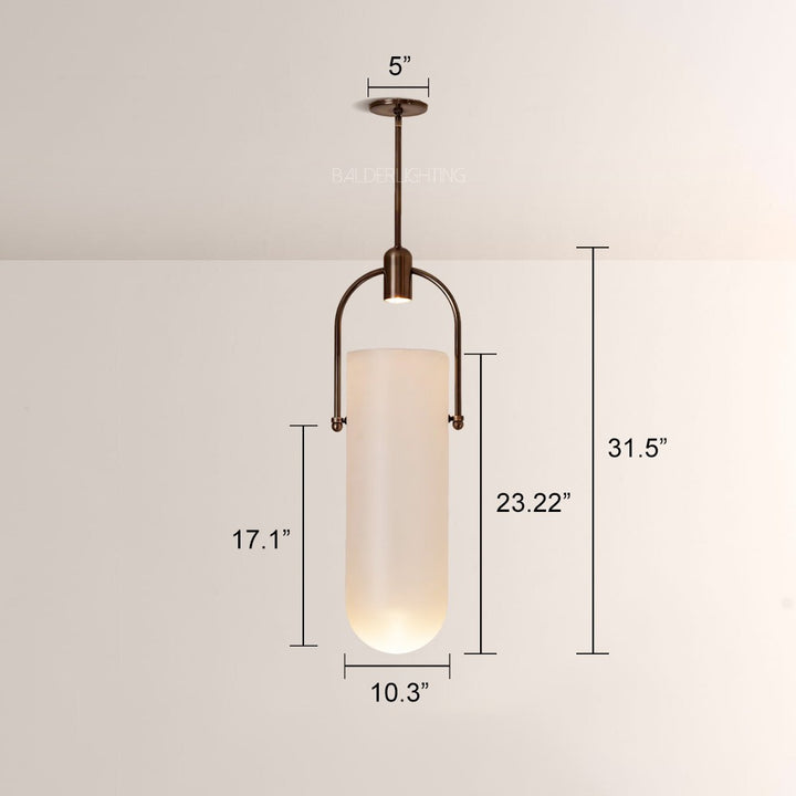 Wyat Bell Pendant 23"