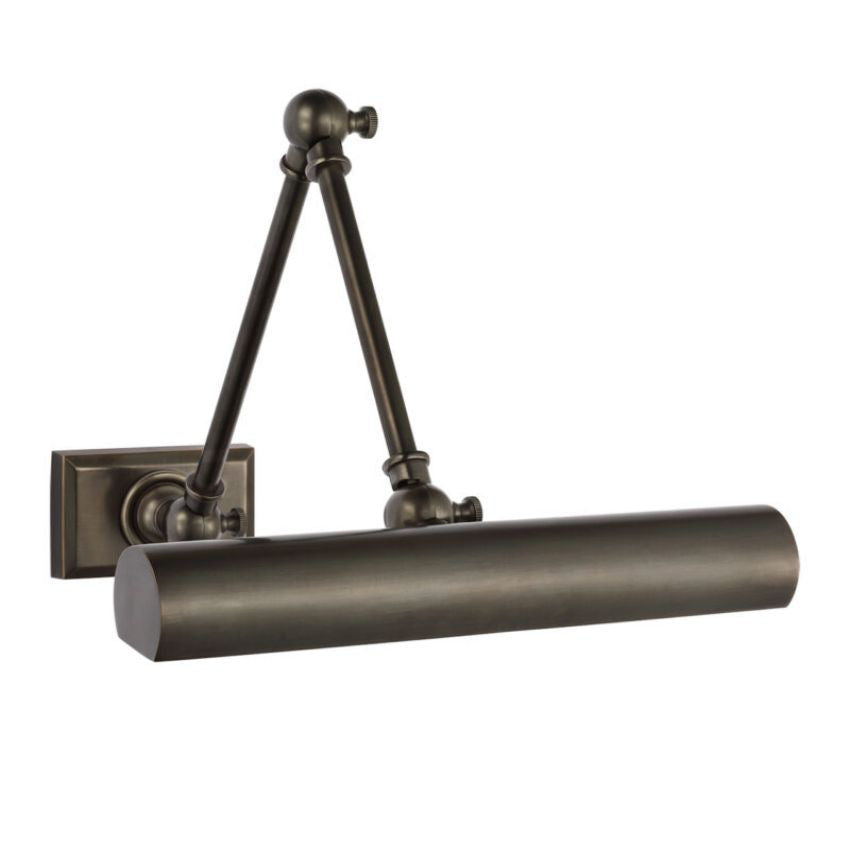 Brenndan Double Plug-In Hardwired Picture Light,Brass Wall