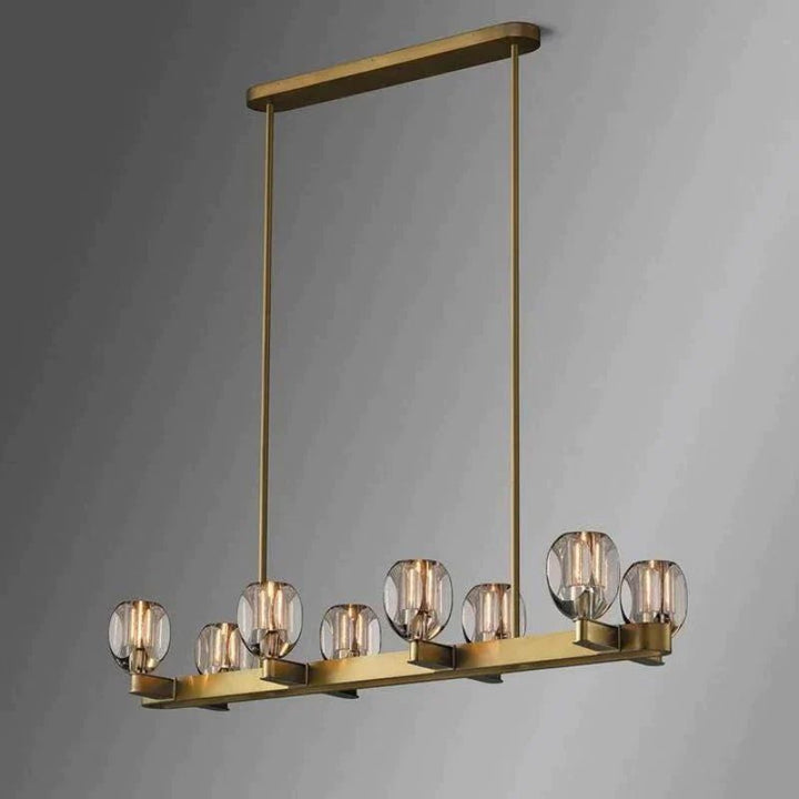 Xenia  Contemporary 8-Lights Dining Chandelier
