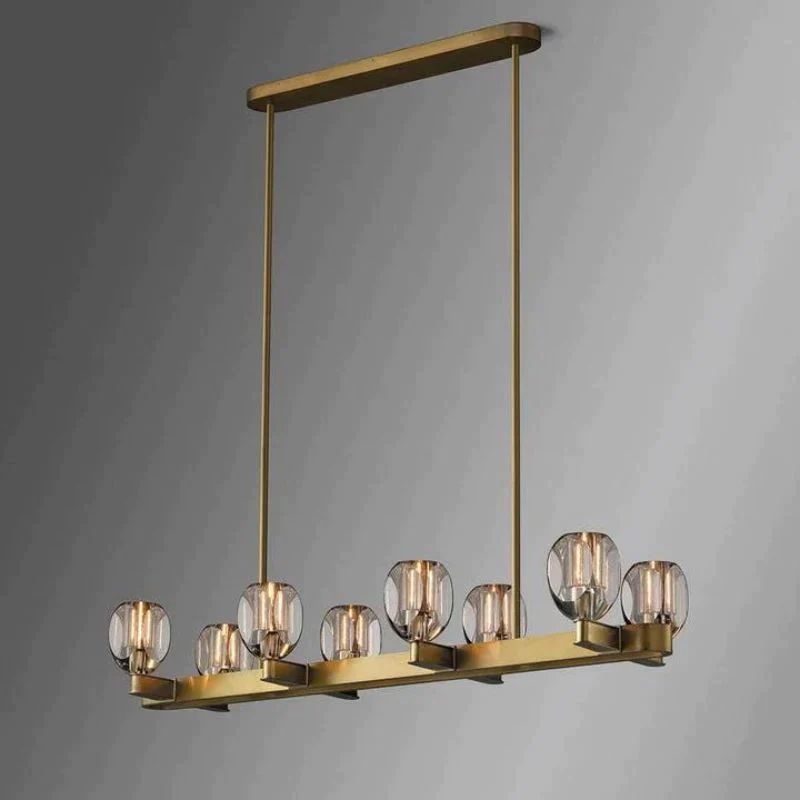 Xenia  Contemporary 8-Lights Dining Chandelier