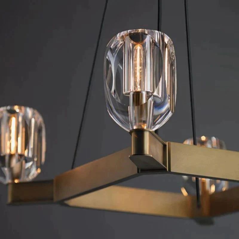 Xenia  Contemporary 8-Lights Dining Chandelier