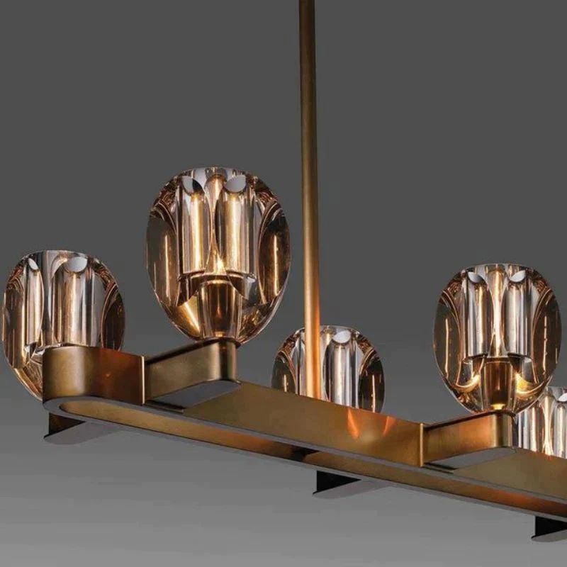Xenia  Contemporary 8-Lights Dining Chandelier