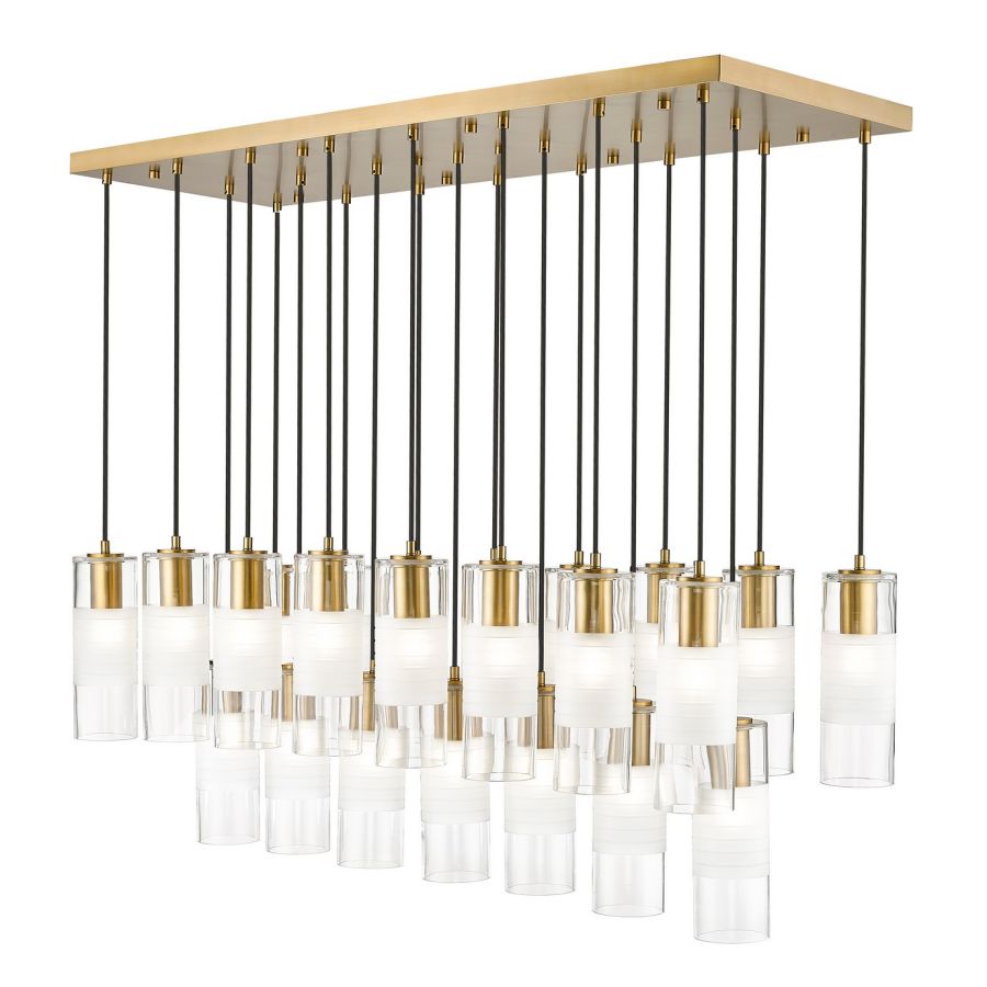 Zohar Glass Linear Chandelier