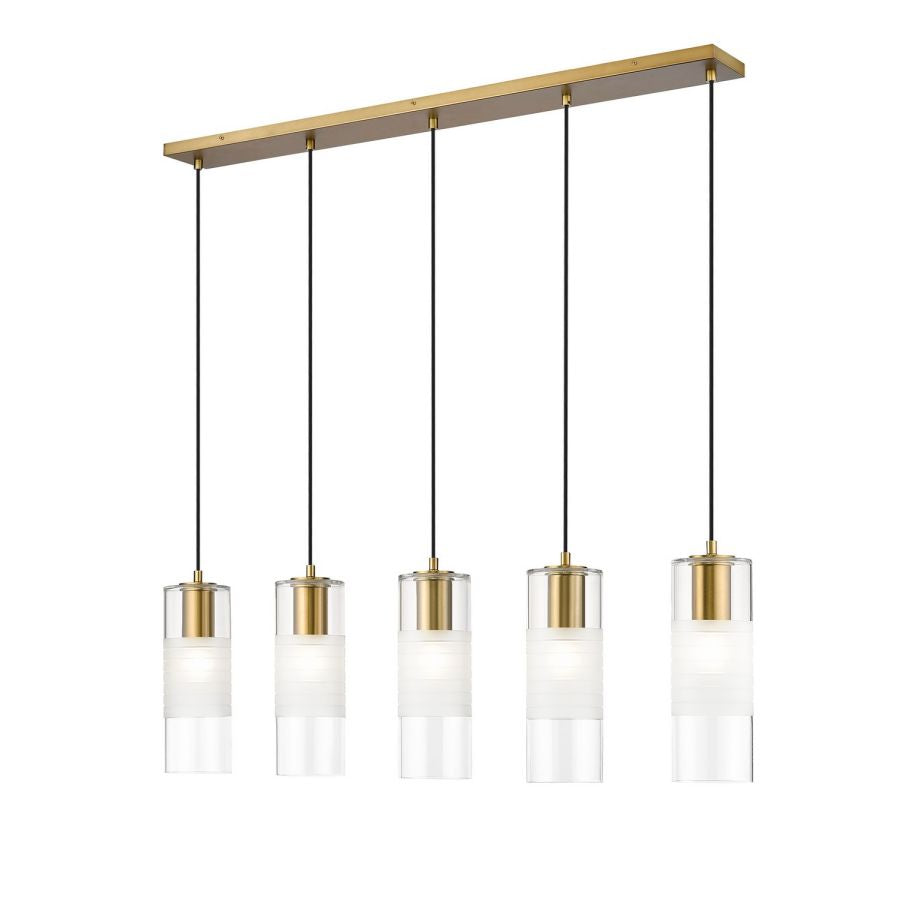 Zohar Glass Linear Chandelier