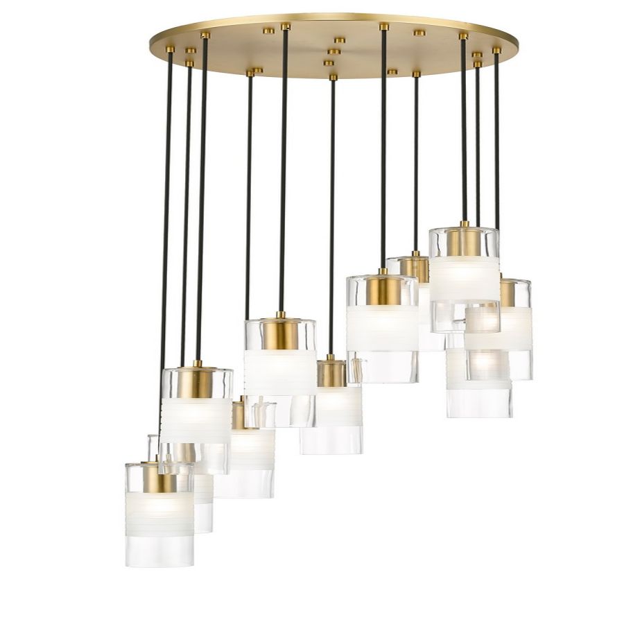 Zohar Glass Round Chandelier