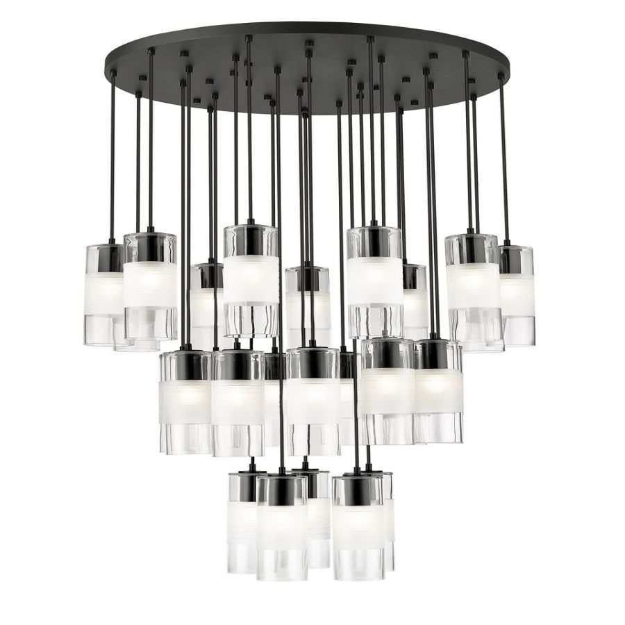 Zohar Glass Round Chandelier