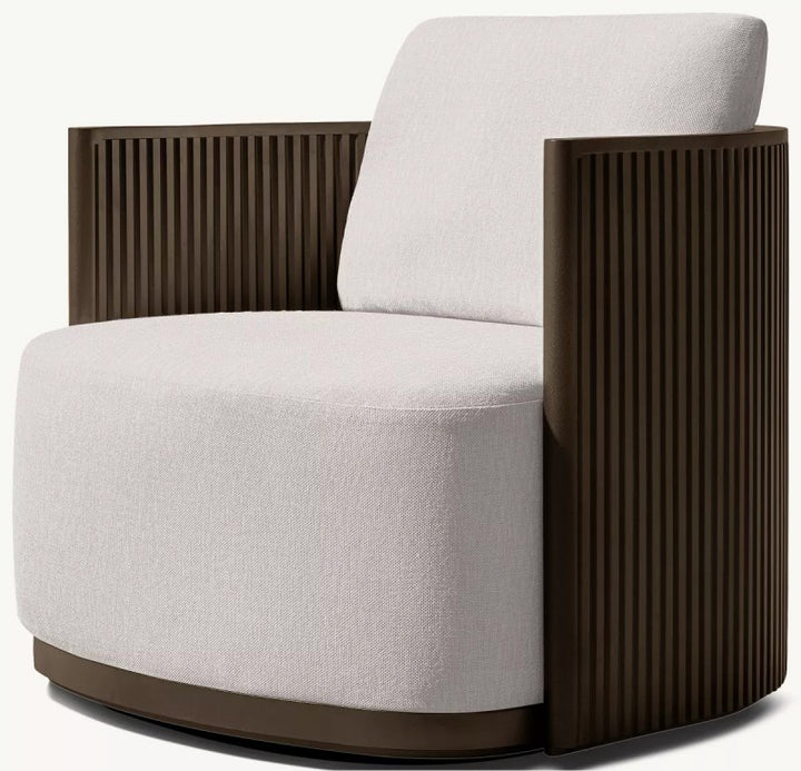 Byran Aluminum Swivel Lounge Chair