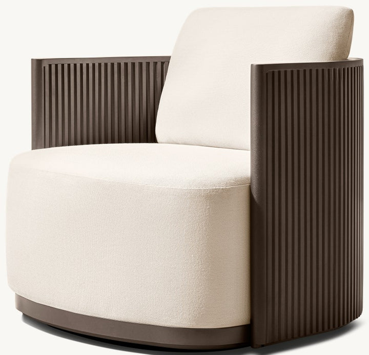 Byran Aluminum Swivel Lounge Chair