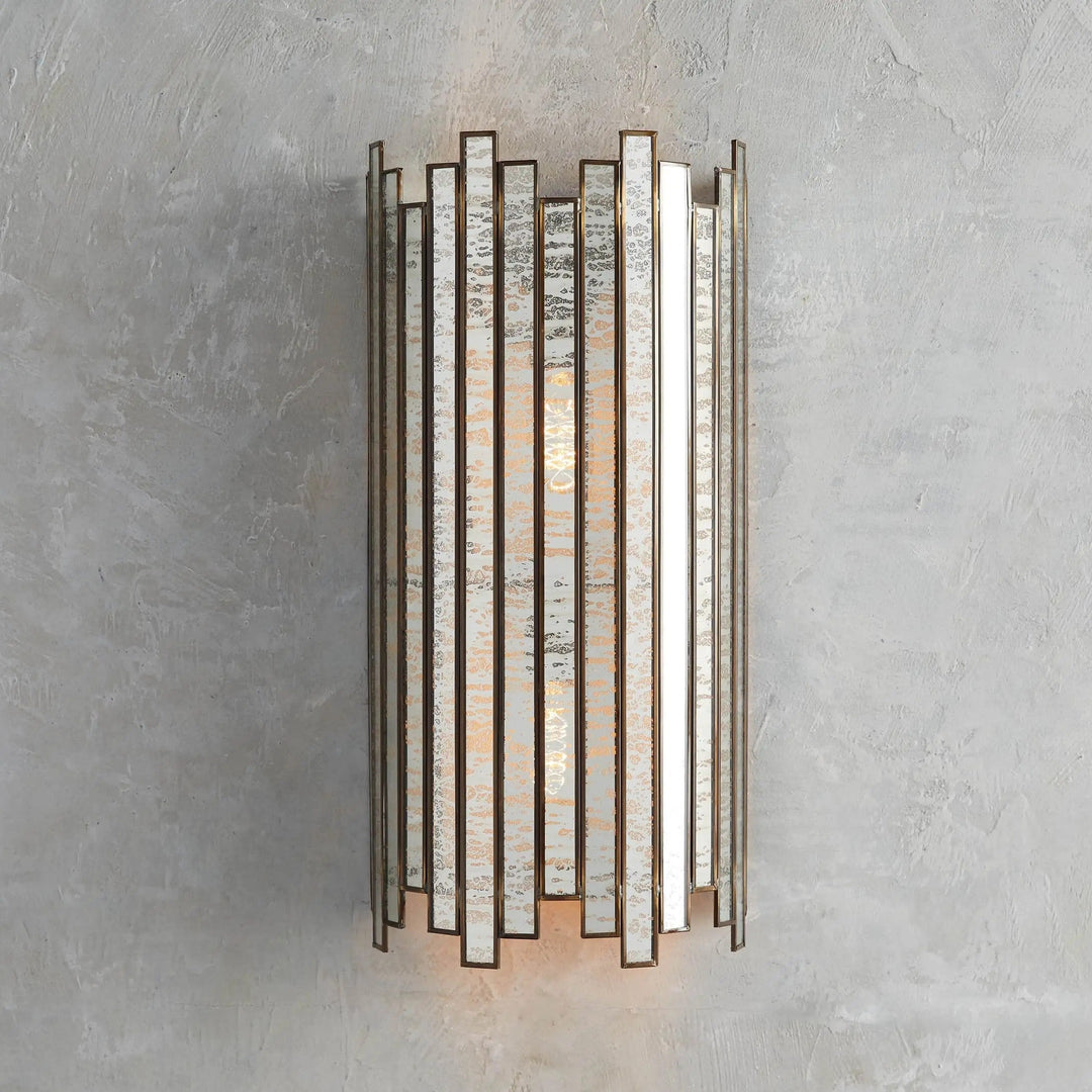 Artistic Glass Lailar Wall Sconce