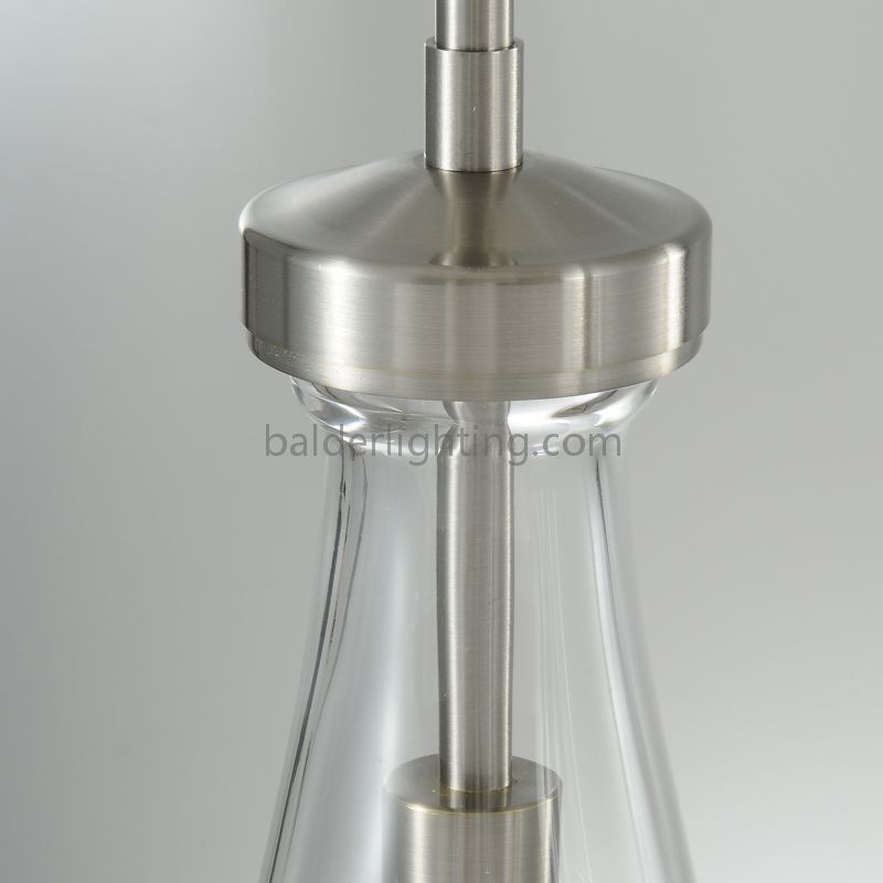 Raindrop Rod Chandelier 8"